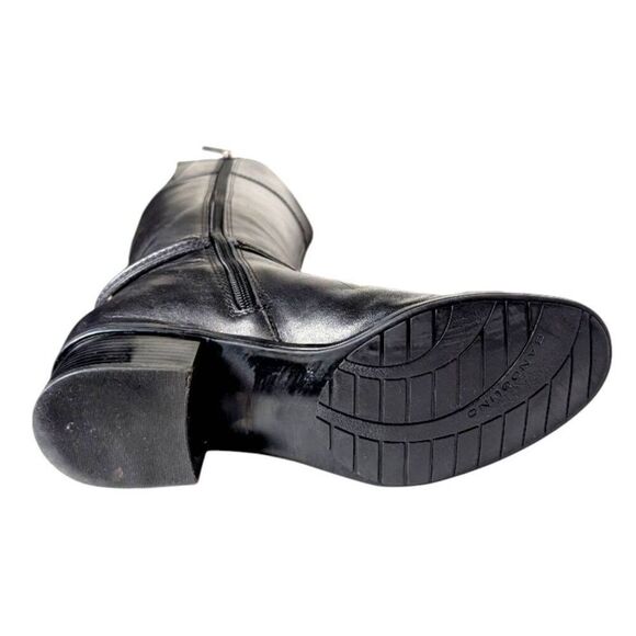 BANDOLINO Carlita Black Leather Riding Boot Size 8.5M - Picture 8 of 9